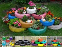 more-craft garden tire planter 